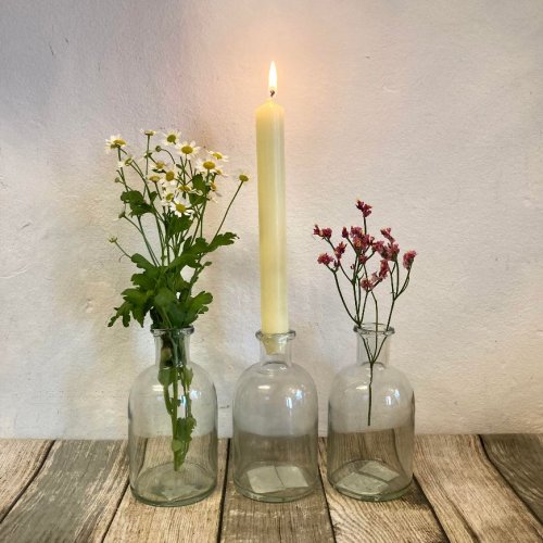 Large candle vase